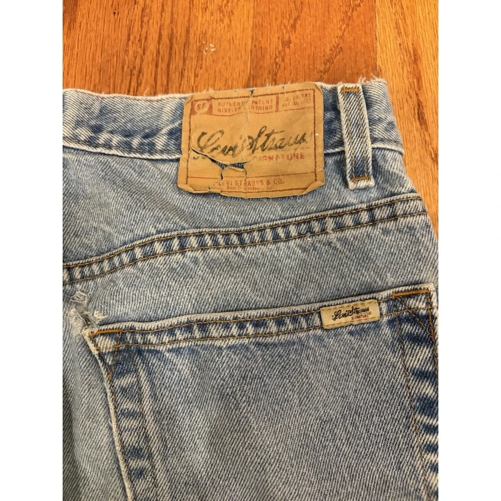 Levi's Strauss Signature Jeans Men's 32x34 Regular Fit Faded Pattern 100% Cotton
